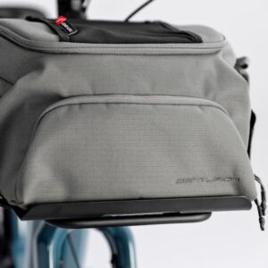 Centurion Tasche für Gepäckträger E-Trekking Front 34 x 26 x 16 cm Anthrazit - praktische Front-Gepäcktasche