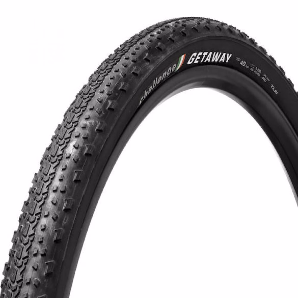 Challenge Gravel-Reifen Getaway RACE TLR Clincher 40-622 Schwarz/schwarz - schneller Gravel-Allrounder