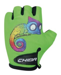 CHIBA Cool Kids - Kinder Fahrradhandschuhe S, Chameleon, Griptec-Innenhand