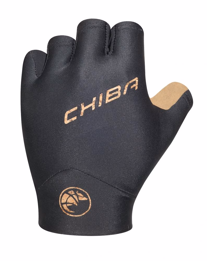 CHIBA ECO Glove Pro - Radhandschuhe schwarz, Größe M, atmungsaktiv & gepolstert