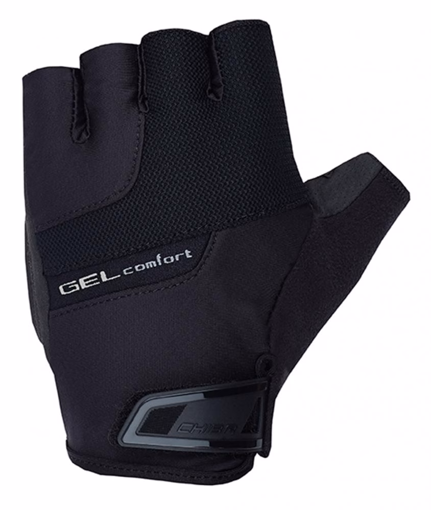 CHIBA Gel Comfort - Fahrradhandschuhe kurz schwarz XXL mit Gelpolsterung