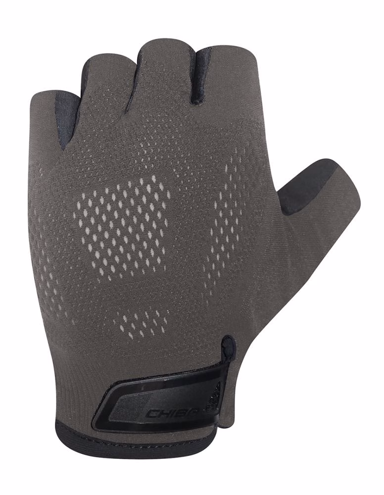 CHIBA Gel Evolution - Radhandschuhe dunkelgrau M mit Gelpolster und Belüftung