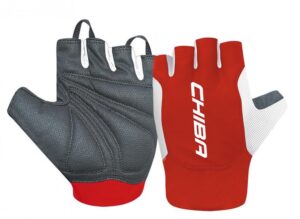 Chiba Handschuhe Mistral kurz Gr. L / 9, schwarz/rot