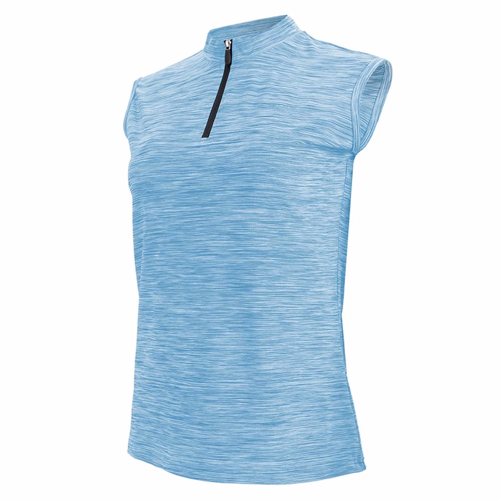 CHIBA Lady Melange Shirt Sleeveless - ärmelloses Radsport-Trikot, royal, Gr. M