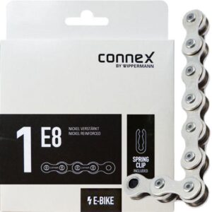 ConneX 1E8 1s Kette E-Bike 136 Glieder silber - langlebige E-Bike-Kette