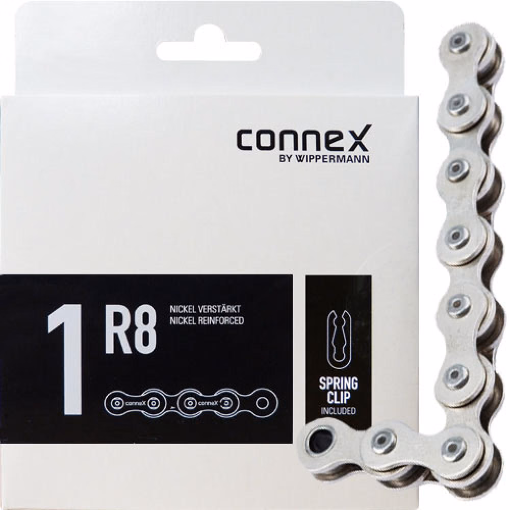Connex 1R8 Fahrradkette 1/2 x 1/8 Zoll - 112 Glieder