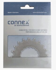 Connex Antriebsritzel 15 Zähne, für Bosch E-Bike Motoren Active/Performance Line, Stahl, 1/2" x 2 mm, hohe Haltbarkeit, Direct Mount, silber, für 8-11-fach Ketten