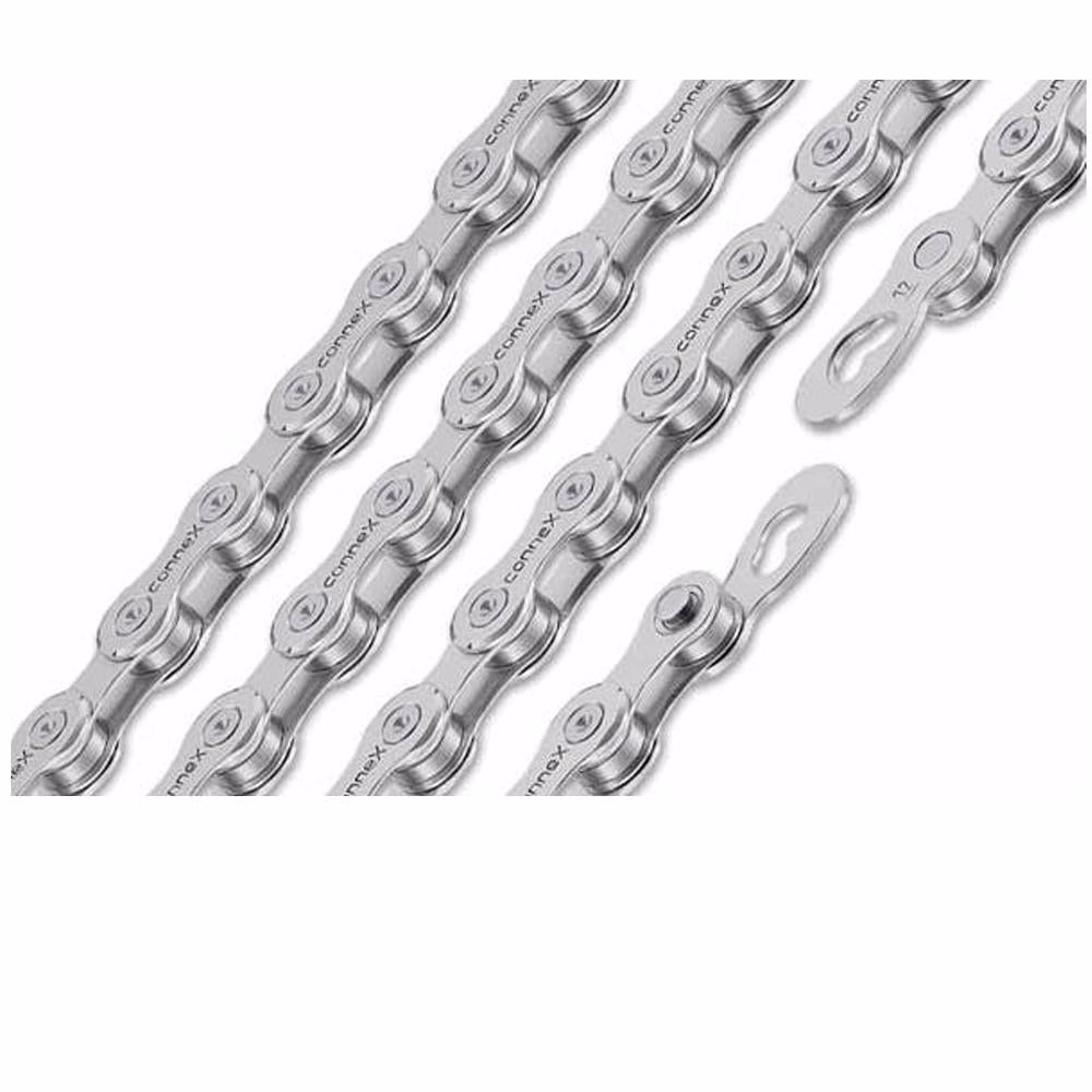 Connex Fahrradkette 12s Kette 12s 1/2 Zoll x 11/128 138 Glieder silber
