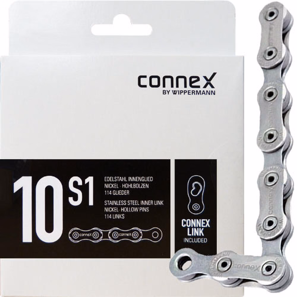 Connex Kette Wippermann 10S1 1/2" x 11/128" 114 Glieder 5,9mm 10-f.