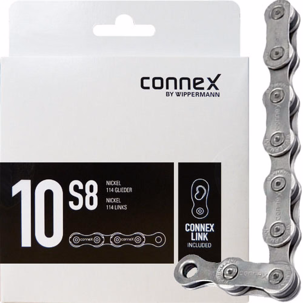 Connex Wippermann Kette 10S8 1/2" x 11/128" 114 Glieder 5,9mm 10-fach