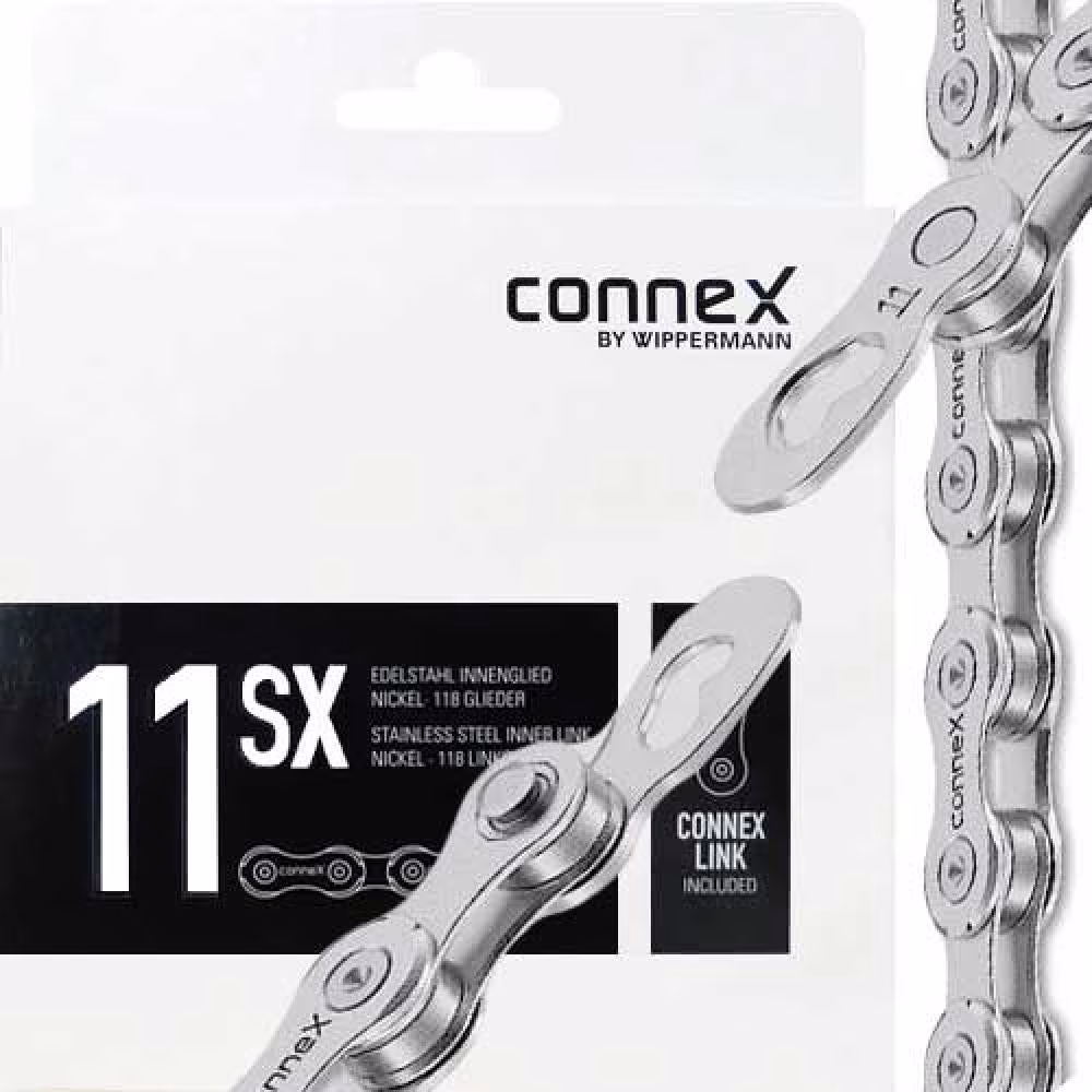 Connex Wippermann Kette 11SX 1/2" x 11/128" 118 Glieder 5,6mm 11-fach