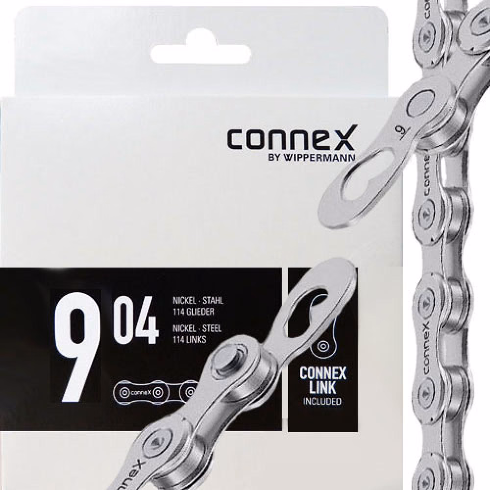 Connex Wippermann Kette 904 1/2" x 11/128" 114 Glieder 6,6mm 9-fach