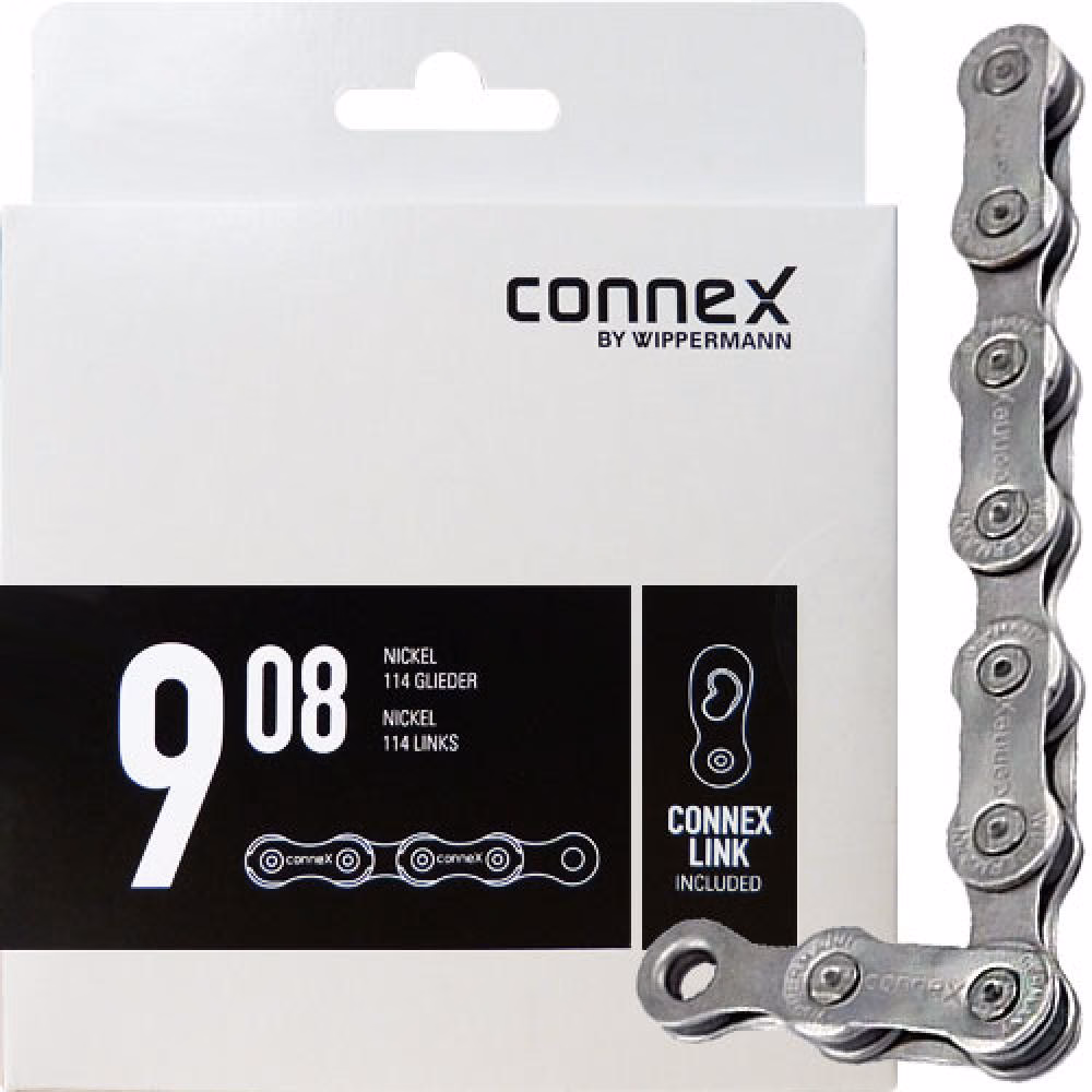 Connex Wippermann Kette 908 1/2" x 11/128" 114 Glieder 6,6mm 9-fach