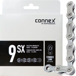 Connex Wippermann Kette 9SX 1/2"x11/128" 114 Glieder 6,6mm 9-fach