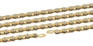 Connex Wippermann Schaltungskette 10SG 1/2Z x11/128Z 114 Glieder 5,9mm 10-f gold