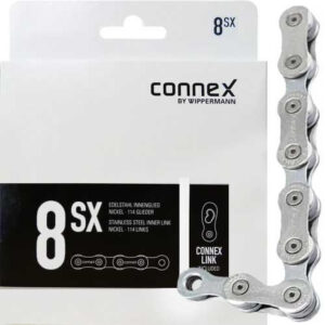 Connex Wippermann Schaltungskette 8SX 1/2" x 3/32" 114 Glieder 7,2mm, 6/7/8-fach