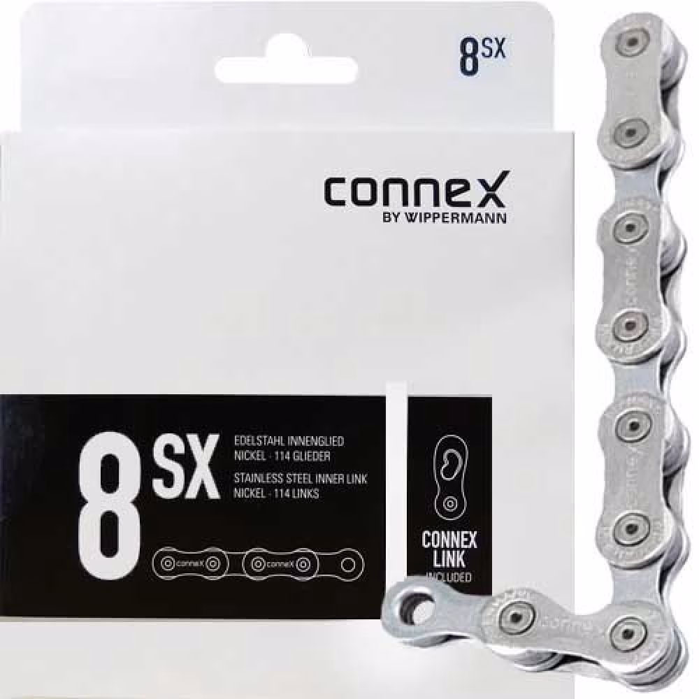Connex Wippermann Schaltungskette 8SX 1/2" x 3/32" 114 Glieder 7,2mm, 6/7/8-fach