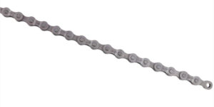 CONTEC Kette eNHANCED Drive+, Singlespeed, 1-fach, 1/2"x1/8", 128 Glieder, titangrau, rostgeschützt, für Bosch & Co., inkl. Verschlussglied