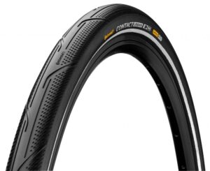 Continental Contact Urban Reifen 26x2.00" 50-559 - Schwarz Reflex - E-50 - Drahtreifen - Perfekt für E-Bikes und Citybikes, hohe Laufleistung, exzellenter Pannenschutz, komfortables Rollverhalten