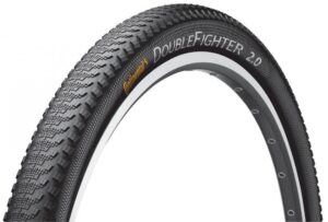 Continental Double Fighter III Reifen 29x2.00 Zoll 50-622 - Drahtreifen - Reflex - schneller Mittelsteg - griffige Seitenstollen - schwarz