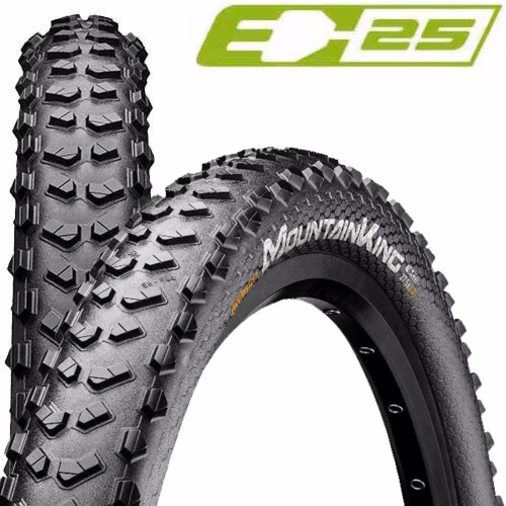 Continental Mountain King 2.3 MTB Reifen 26 Zoll (58-559) - E-Bike ready E-25 Drahtreife - Drahtreifen