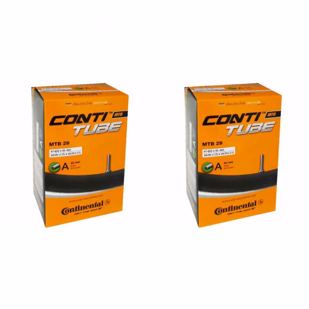 Continental MTB 29 A40 Fahrradschlauch 47-62/622 2er-Set