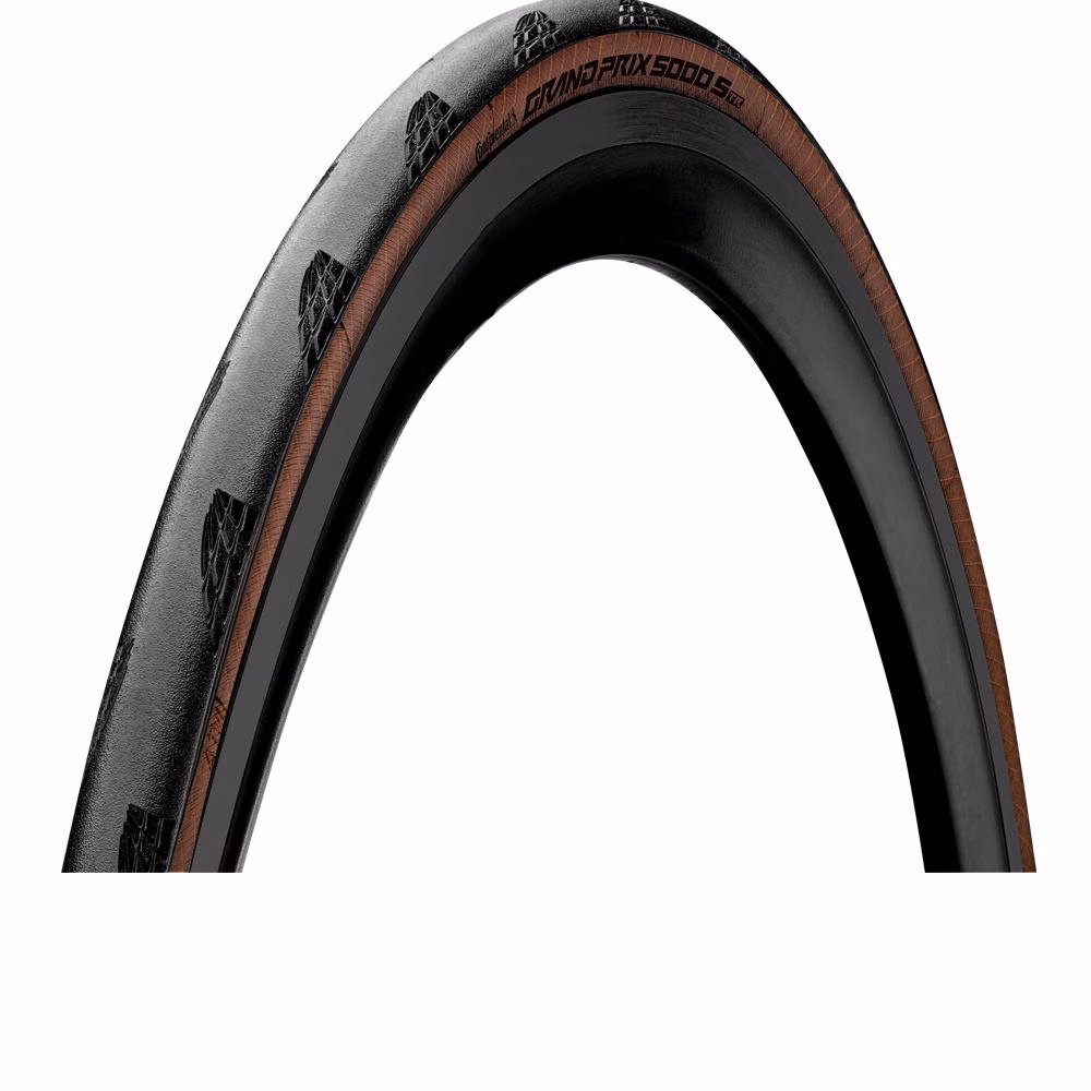 Continental Reifen Grand Prix 5000 S 28x1.25 Zoll 32-622 schwarz braun TLR faltbar - Faltreifen