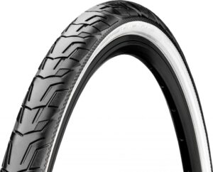 Continental Ride City 28x1.60" (42-622) Drahtreifen, schwarz/weiß, Reflex, E-25, mit EXTRA PunctureBelt