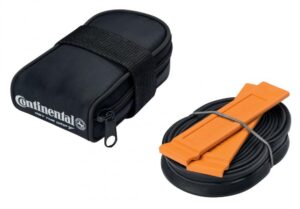Continental Satteltasche MTB 29 S42 mit Ersatzschlauch & 2 Reifenhebern - Kompaktes Pannenset für 29" MTB, SV 42mm, ETRTO 47-62-622