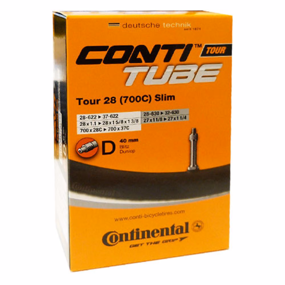 Continental Schlauch Conti 28x1.10-1.40Z 28-37/622-642 D40 - Fahrradschlauch
