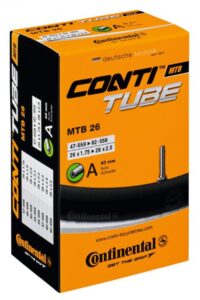 Continental Schlauch Conti MTB 26 Downhill 1,5 mm 26x2.50/2.70" 57/70-559 AV 40mm