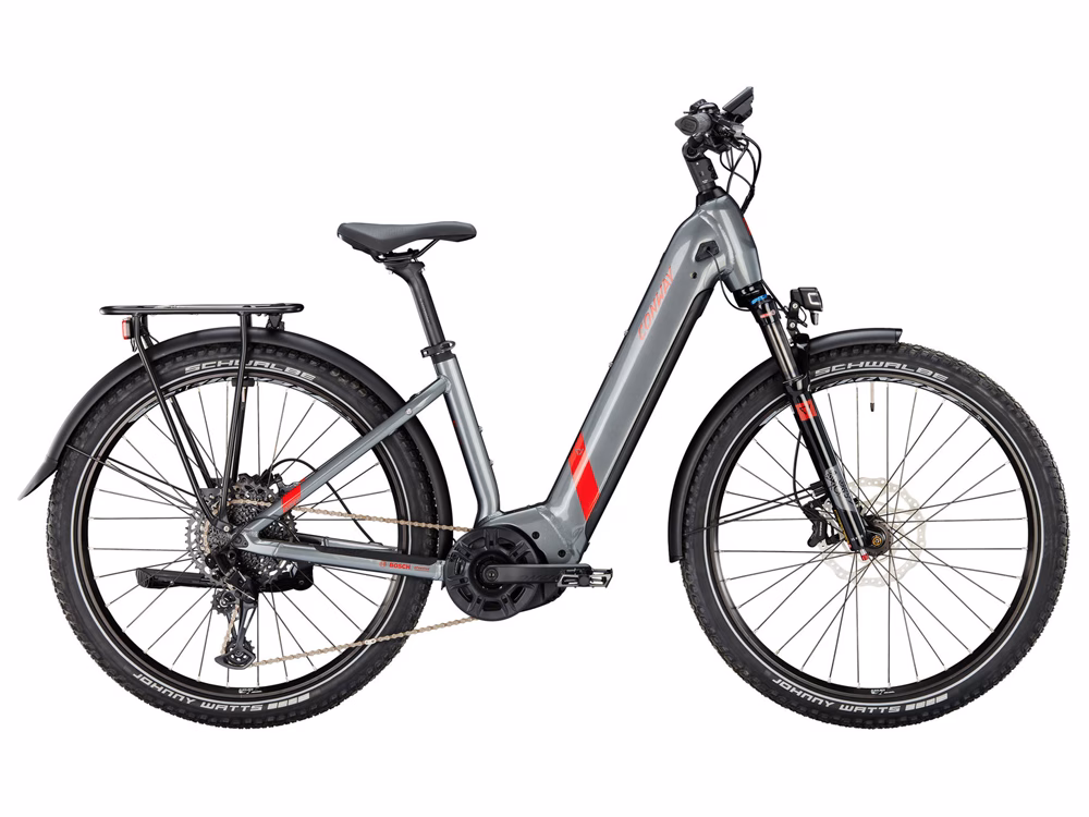 Conway Cairon SUV 5.0 Low | Trekking E-Bike | 27.5" | 750Wh | Bosch CX | shadowgrey metallic / red metallic Größe: 54 cm