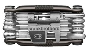 Crankbrothers Multi-17 Multitool Midnight Edition, 17 Funktionen, schwarz, 6150 Hi-Ten Stahl, 89 mm