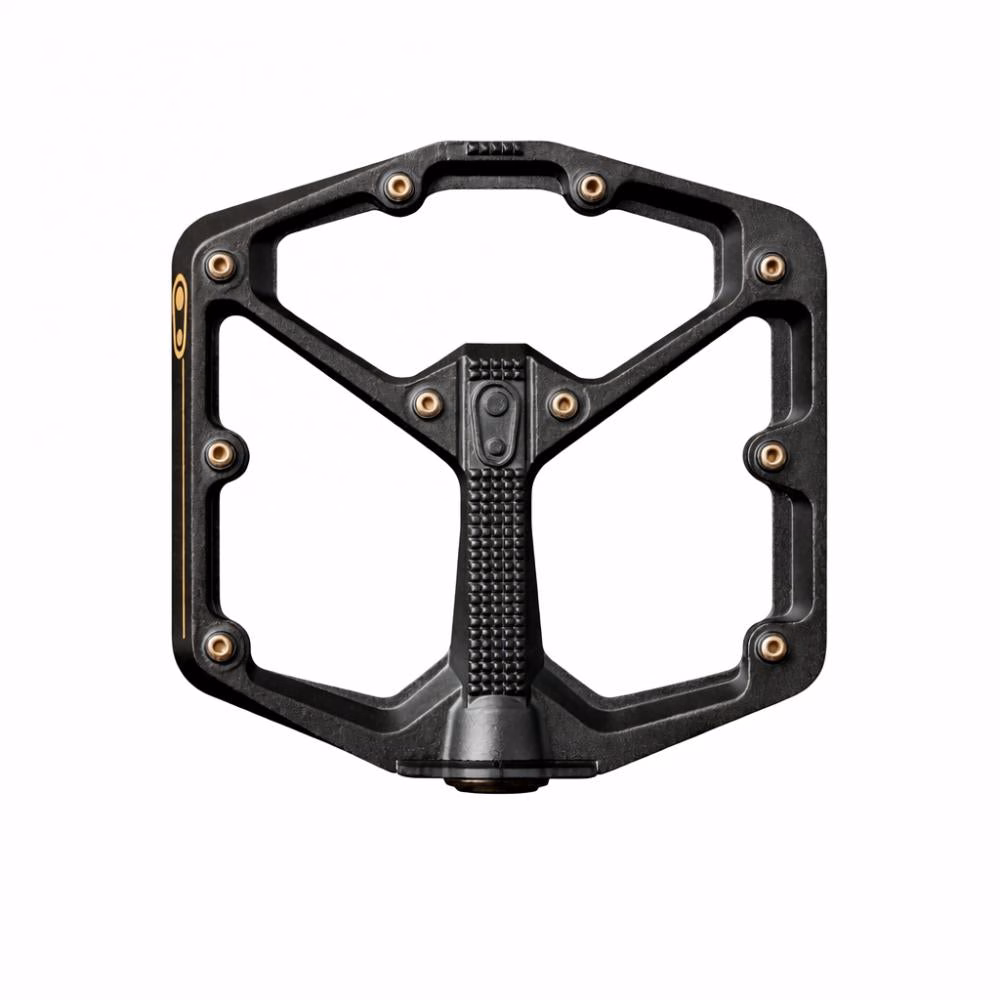 Crankbrothers Pedal Body Pedalkörper, Stamp V1, Level 7+11, large, rechts, schwarz gold