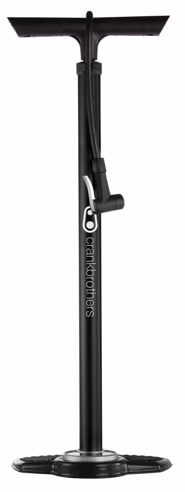 Crankbrothers Sapphire Standpumpe analoges Manometer Midnight Edition schwarz