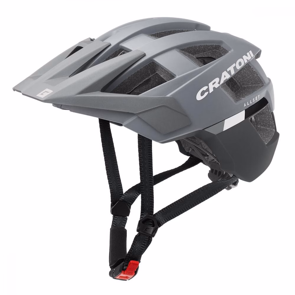 Cratoni Fahrradhelm AllSet MTB grau matt M/L 58 bis 61cm