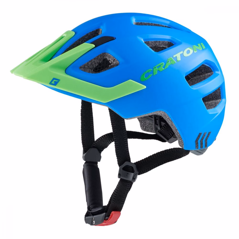 Cratoni Kinderhelm Maxster Pro Kid blau grün matt S/M 51 bis 56cm