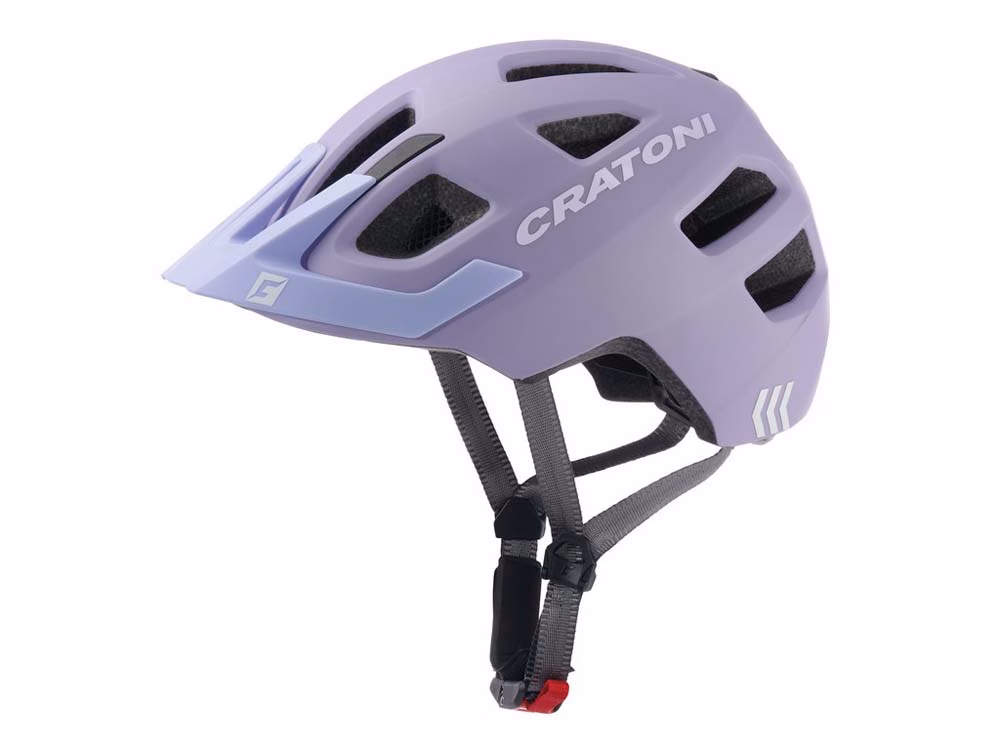 Cratoni Maxster Pro Fahrradhelm Kinder (lila) Größe:51-56 cm