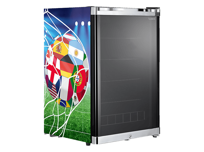CUBES HC 350 E Fußball Getränkekühlschrank (115 l, E, 845 mm hoch, Mehrfarbig)
