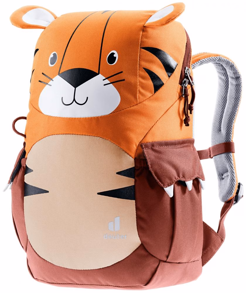Deuter Kikki Kinderrucksack 8L - Mandarine-Redwood Robust & Reflektierend
