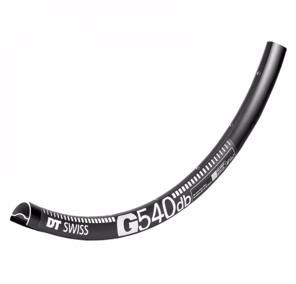 DT Swiss Felge G 540 Disc 27,5" 24 Loch Schwarz - robuste Gravel- und Tourenfelge