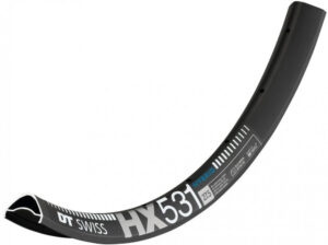 DT Swiss Felge HYBRID HX 531 27,5" 28 Loch Schwarz - robuste E-MTB-Felge für anspruchsvolle Trails