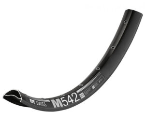 DT Swiss Felge M 542 27,5" 32 Loch Schwarz - stabile MTB-Felge für breite Reifen