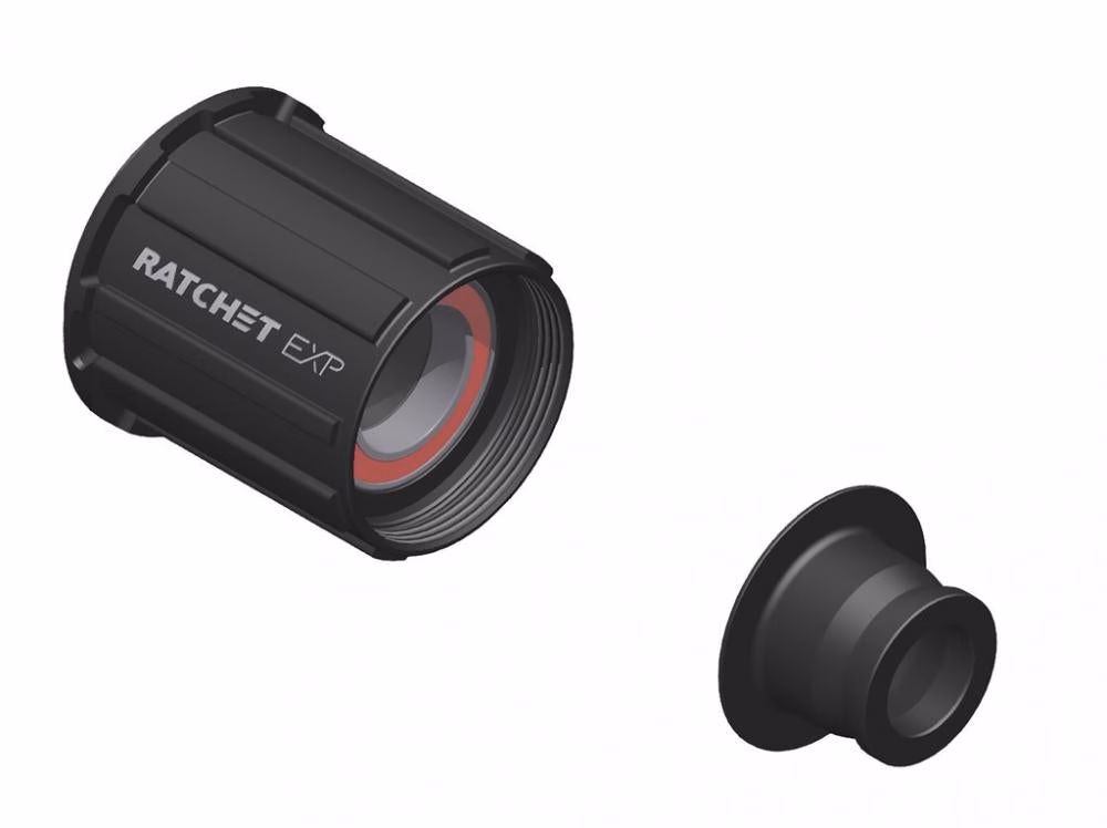 DT Swiss Freilauf/Rotor Umrüstkit Shimano Ratchet EXP 12 x 142/148 mm Schwarz - einfache Umrüstung