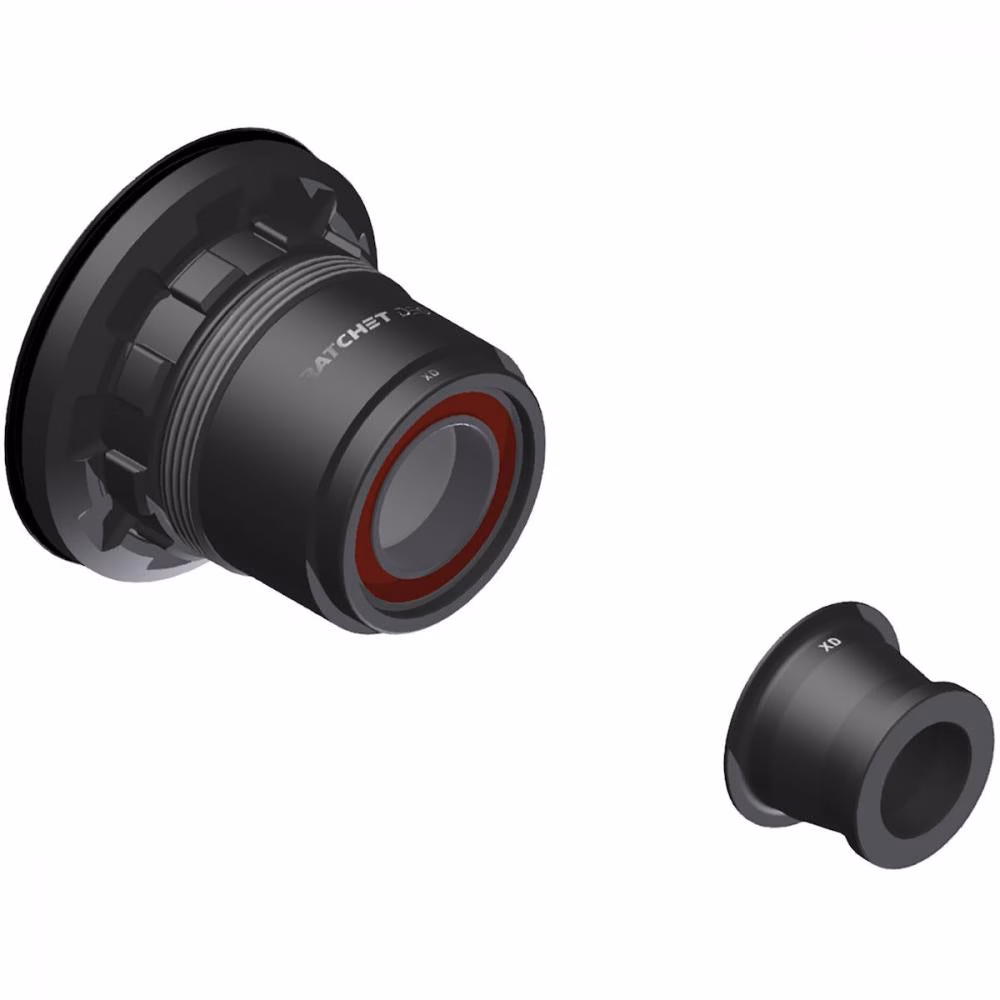 DT Swiss Freilauf/Rotor Umrüstkit SRAM Ratchet DEG 12 x 148 mm Schwarz - zeitgemäße Lösung - Adapter - Naben Umrüstkits Freilauf