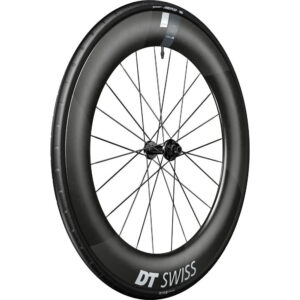 DT Swiss Laufrad ARC 1400 Dicut Disc 622 x 80 mm Schwarz - aerodynamisches Carbon-Vorderrad