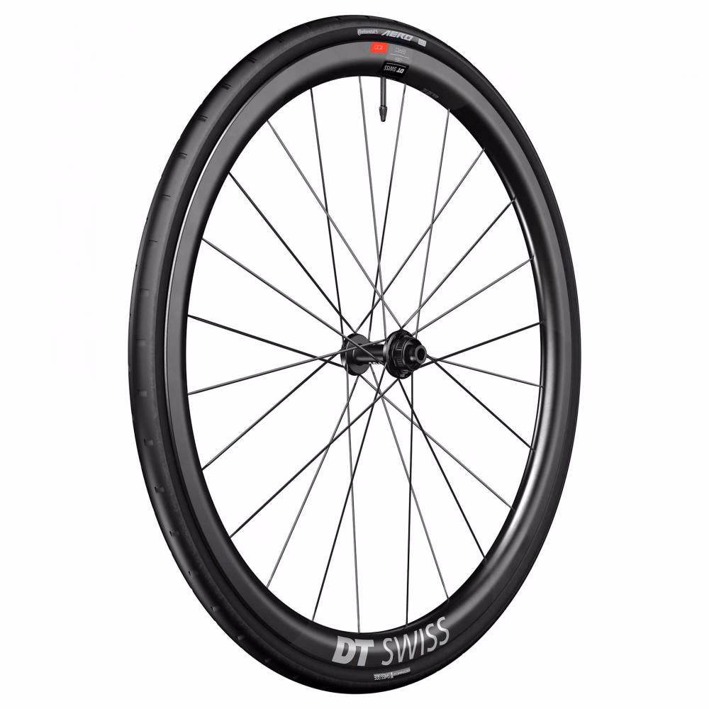 DT Swiss Laufrad ERC 1100 Dicut Disc 622 x 35 mm Schwarz - aero-optimiertes Carbon-Endurance-Laufrad