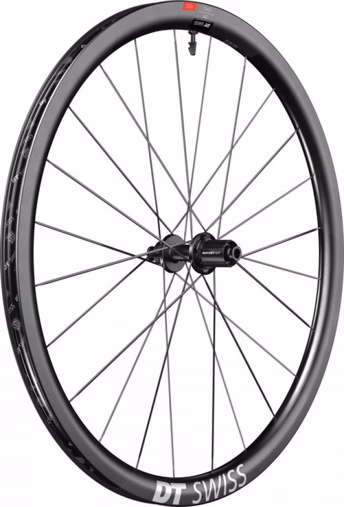 DT Swiss Laufrad ERC 1100 DICUT Disc 622 x 35 mm schwarz - aerodynamisches Carbon-Endurance-Vorderrad