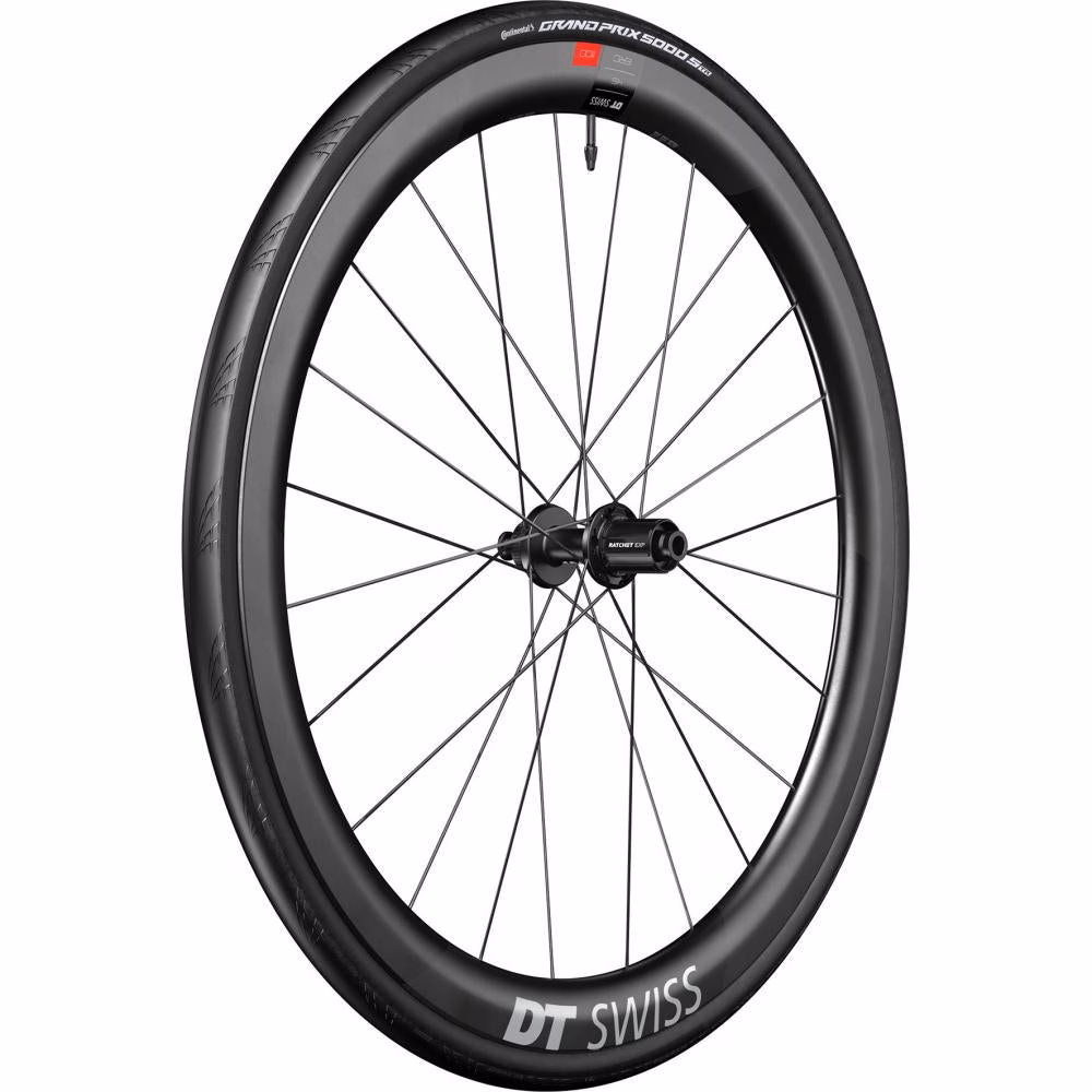 DT Swiss Laufrad ERC 1100 Dicut Disc 622 x 45 mm Schwarz - aerodynamisches Carbon-Endurance-Wheel