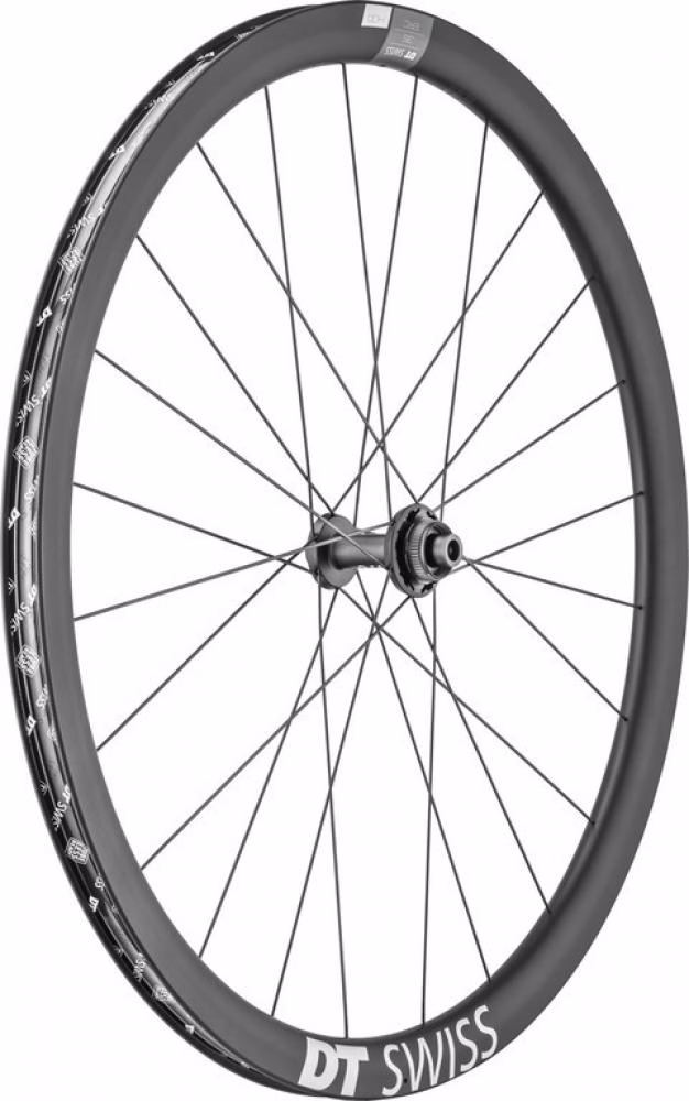 DT Swiss Laufrad ERC 1400 DICUT Disc 622 x 35 mm Schwarz - leichtes Aero-Endurance-Vorderrad